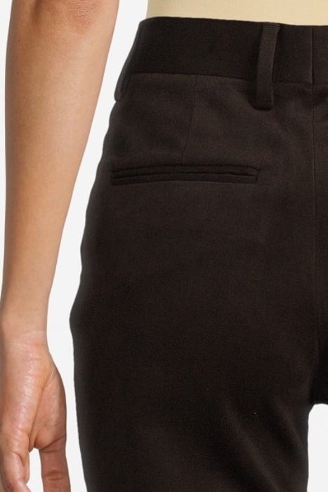 SLIM MOLESKIN TROUSERS DARK CHOCO 4