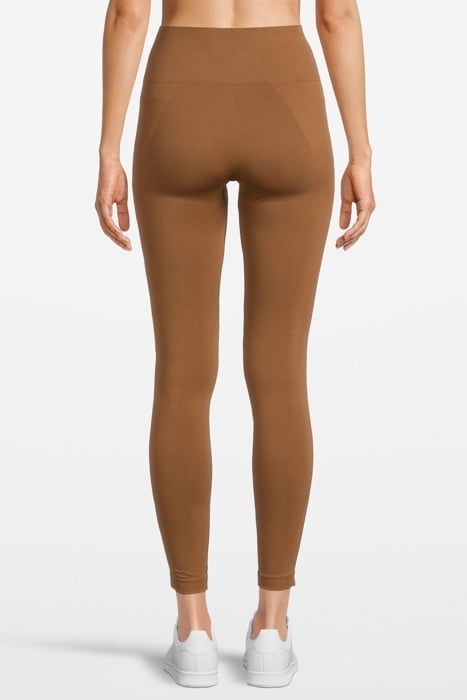 HIGH SEAMLESS LEGGINGS CARAMEL BR 2