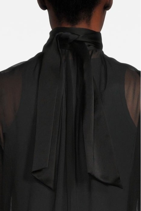 LIGHT FLOWY DRESS BLACK 4