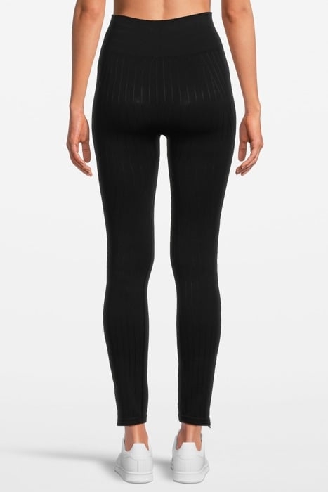 STRIPED SEAMLESS LEGGING BLACK 2
