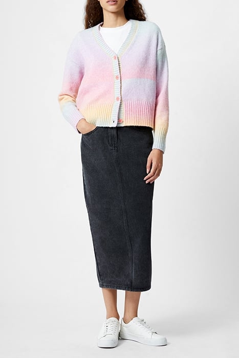 BABYSOFT L/S OMBRE CARDIGAN PASTEL MULTI 2