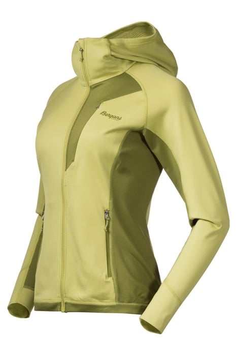 SKALAND HOOD W JACKET GREEN OASIS/DARK GREEN OASIS 1