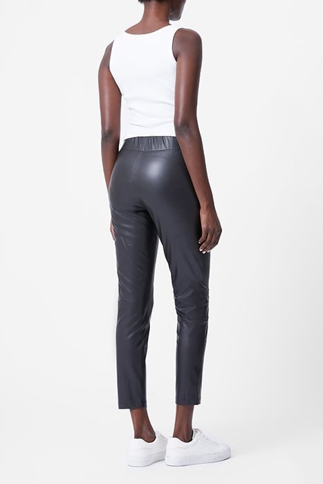 FAUX SIDE ZIP SKINNY TROUSER BLACK 3