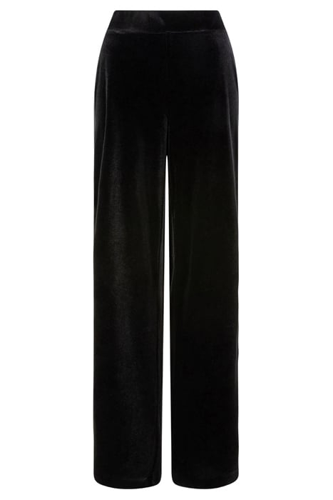 ALVIE VELVET PALAZZO PANTS RAVEN 3