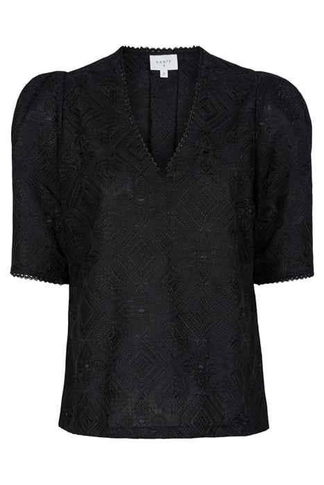 TELIMA EMBROIDERED TOP RAVEN 3