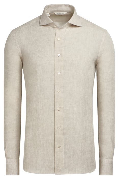 LIGHT BROWN SLIM FIT SHIRT 4