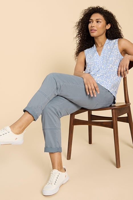 BLAIRE TROUSER MID BLUE 4