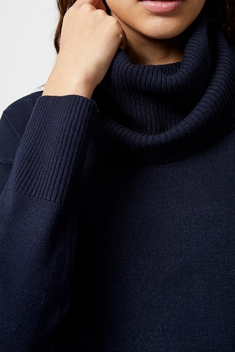 BABYSOFT RIB COWLNECK JUMPER MIDNIGHT 3