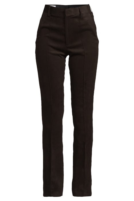 SLIM MOLESKIN TROUSERS DARK CHOCO 3