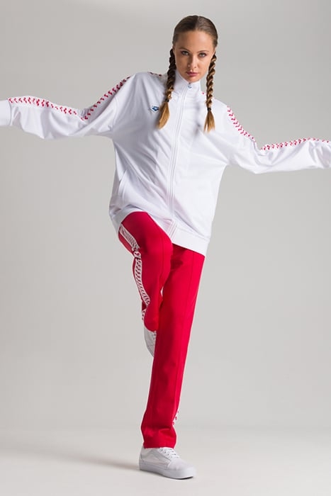 TEAM JACKET OVERSIZE WHITE-WHITE-RED 4