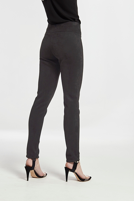 STRETCH SUEDE EFFECT LEGGING WITH MARKET FRONT SEANS BLACK 2