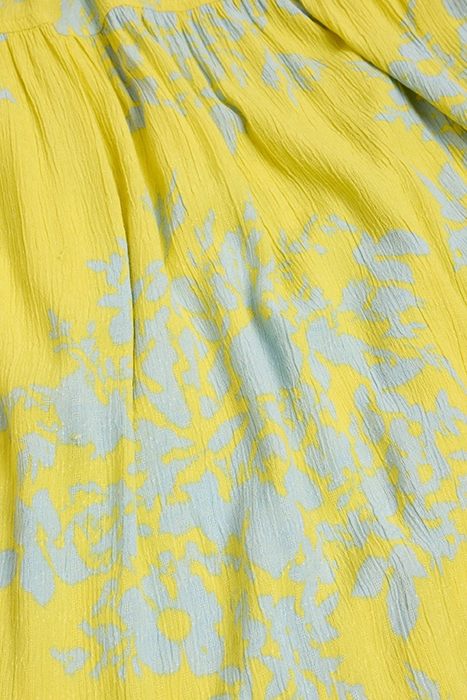 SEEMA ECO VERO MIDI SKIRT YELLOW PRINTED 4