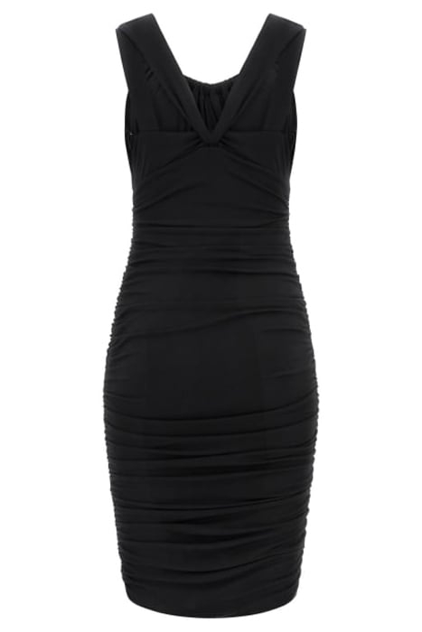 MARCIANO BY GUESS MARA GATHERED DRESS JET BLACK 6