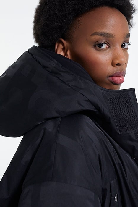 PARKA WITH FAKE SHEEP LINING BLACK 7