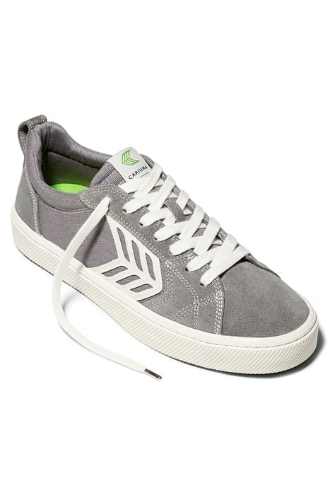 CATIBA PRO SKATE CHARCOAL GREY SUEDE AND CANVAS SNEAKER 2