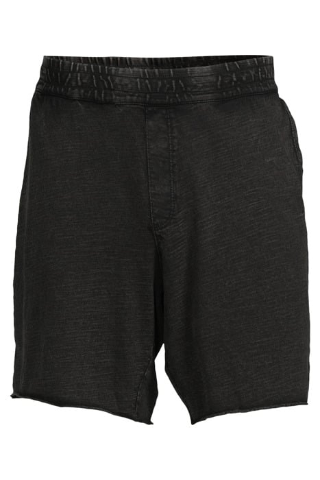 LANCASTER HIGHTWIST SLUB COTTON SHORTS W BLACK 3