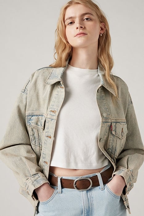 90S DENIM JACKET KHAKI 4