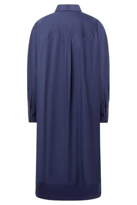 POPLIN TIE SHIRT DRESS K MIDNIGHT 2