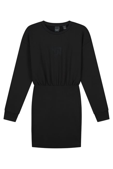 FANCY LS SWEATDRESS BLACK 2