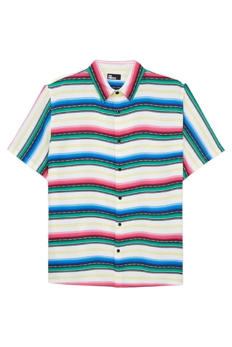CHEMISE A MANCHES COURTE ET COL CLASSIQUE IMPRIMEE MULTICOLO 4
