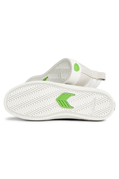 CATIBA PRO HIGH SKATE OFF-WHITE CANVAS WHITE SUEDE SNEAKER 4