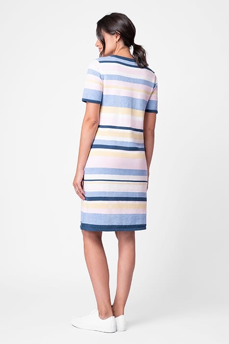 MATERNITY STRIPE KNIT DRESS MULTI 3