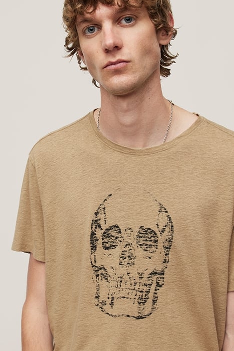SS CREW TEE - SKULL HEMP 3