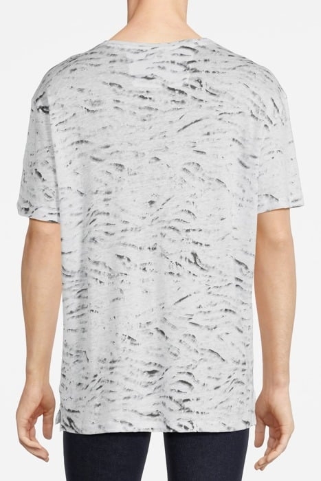 WARDS SS WATERCOLOR ZEBRA PRINT LINEN CR WHITE 2