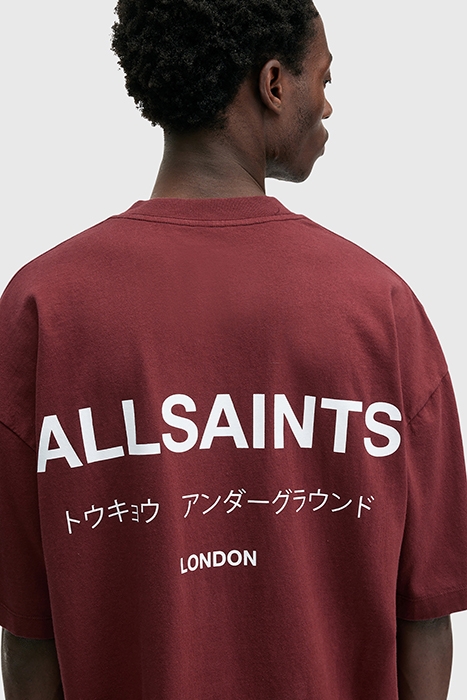 UNDERGROUND SS CREW WINEHOUSE RED 7