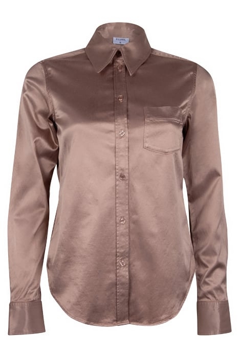 GARMENT DYED SHIRT NOUGAT 1