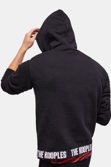 SWEAT CAPUCHE BANDE LOGO BLACK 5