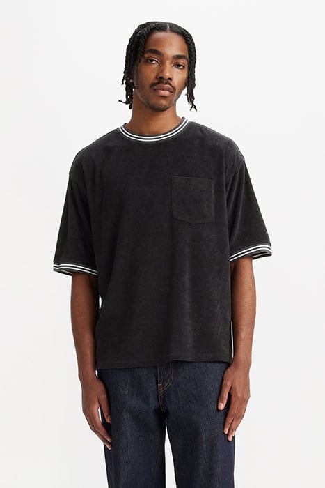 HALF BASIC T-SHIRT BLACK 1