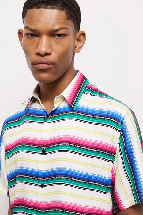 CHEMISE A MANCHES COURTE ET COL CLASSIQUE IMPRIMEE MULTICOLO 6