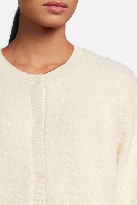 CARDIGAN LONG SLEEVES 21001803 ALMOND WHITE 4