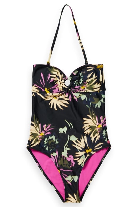 REMOVABLE STRAP SWIMSUIT ASTER BLACK 3
