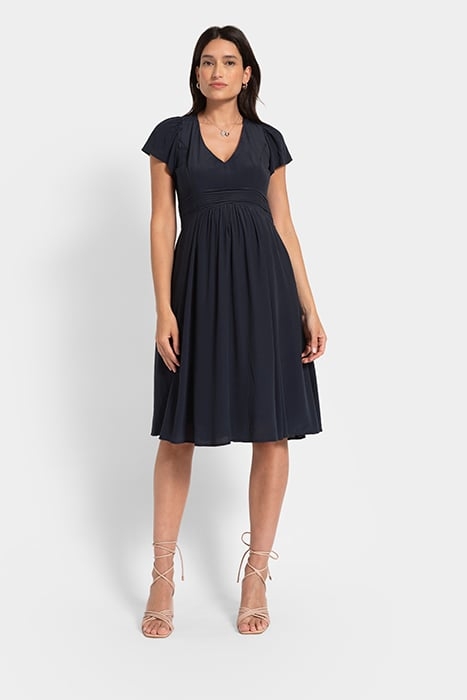 MATERNITY MINI DRESS BLUE 1