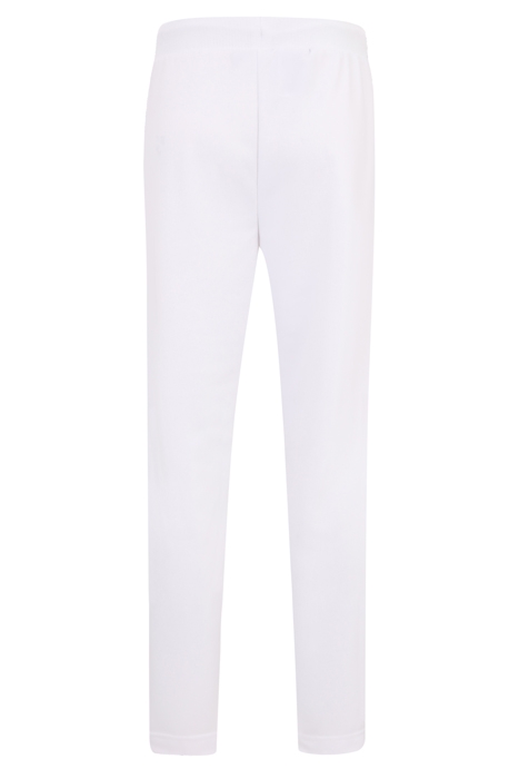 CIGARETTE FIT SWEATPANTS WHITE 5