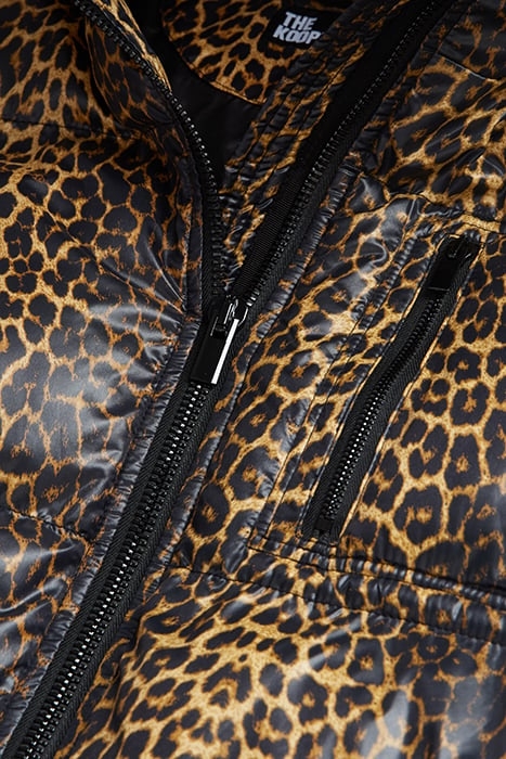 OVERSIZE DOWN JACKET LEOPARD 2
