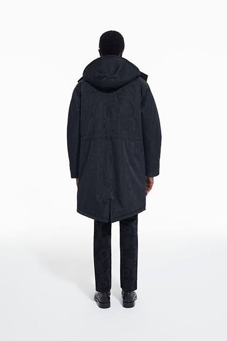 PARKA WITH FAKE SHEEP LINING BLACK 4
