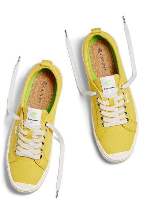 UNISEX OCA LOW YELLOW CANVAS SNEAKER 3