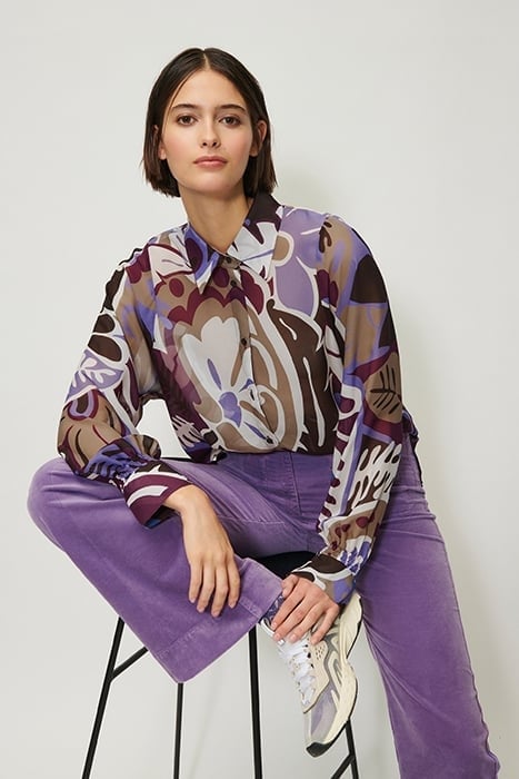 BLOUSE WITH FLOWER PRINT MULTI 6