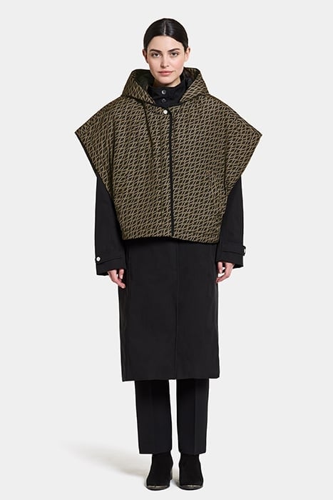 SIRI WNS CAPE ROPE AOP BLACK 2