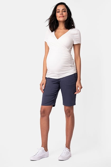 MATERNITY SHORTS BLUE 3
