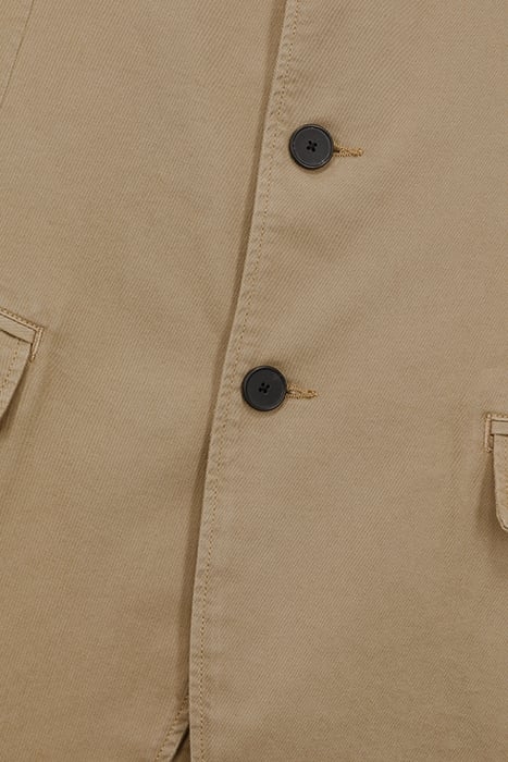 VESTE SOFT EN COTON BEIGE 2