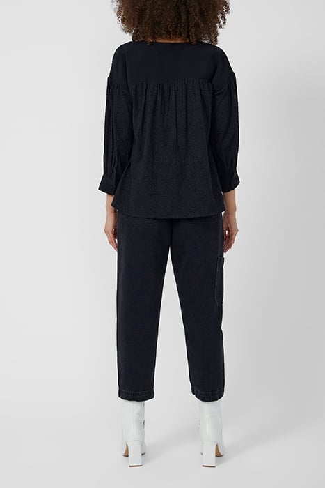 WINTER BURNOUT LS V NK TOP BLACK 3