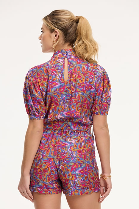 LADIES FRANCIS JUMPSUIT SICILIAN FLOWER PURPLE SICILIAN FLOW 2