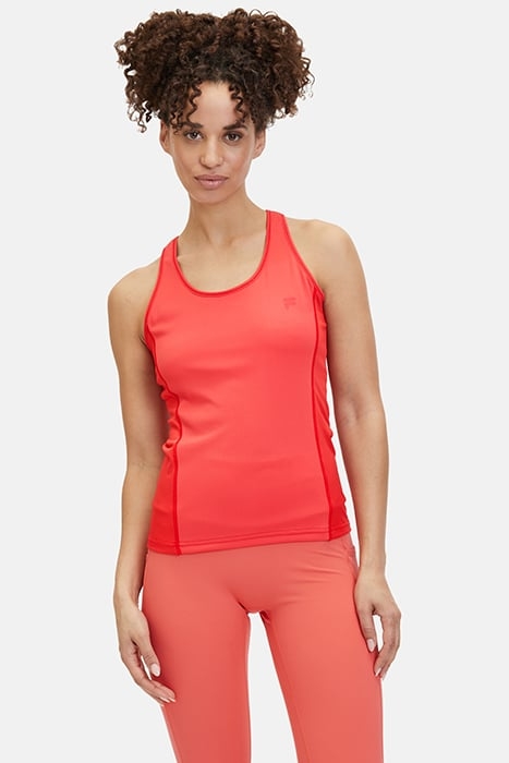 ROUSSILLON RUNNING RACER TOP WITH INSIDE BRA CAYENNE 1
