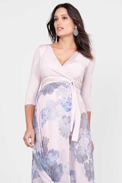 MATERNITY WRAP DRESS BLUSH 3
