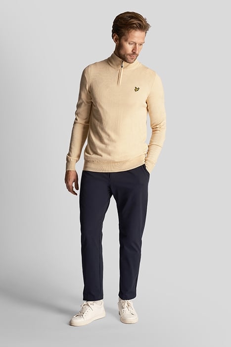 GOLF CORE 1/4 ZIP MERINO MIX SAND DUNE 3