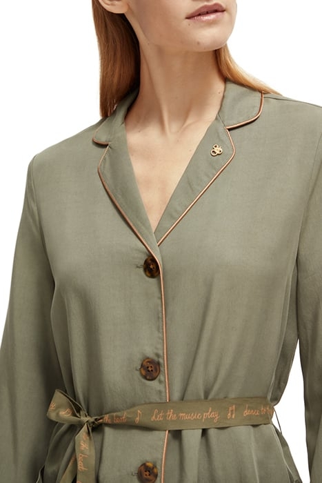 PYJAMA LOOSE FIT BLAZER ARMY GREEN 6